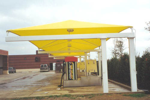 小區(qū)花園膜結構